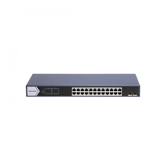 Коммутатор Hikvision DS-3E0526P-E/M(B) 1000 Base-T (1000 мбит/с), 2 SFP порта