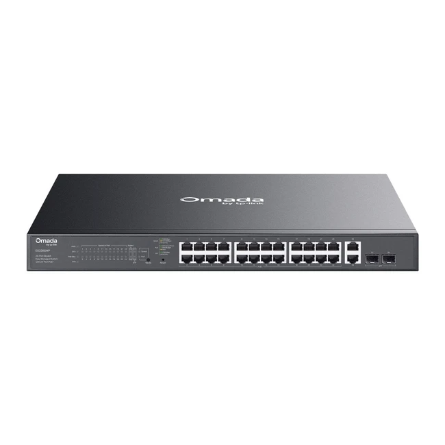 Коммутатор TP-Link ES228GMP ES228GMP(UN) 1000 Base-T (1000 мбит/с), 2 SFP порта