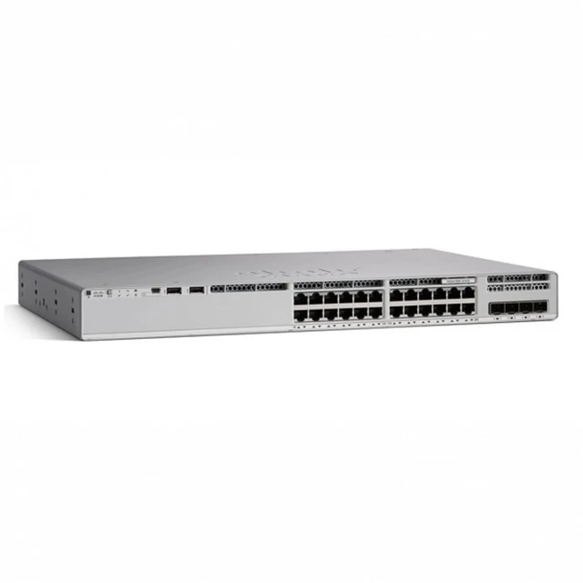 Коммутатор Cisco Catalyst 9200 C9200-24P-A (1000 Base-T (1000 мбит/с), 4 SFP порта)