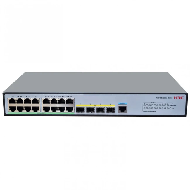 Коммутатор H3C LS5120V3-20P-LI-GL Switch (1000 Base-T (1000 мбит/с), 4 SFP порта)