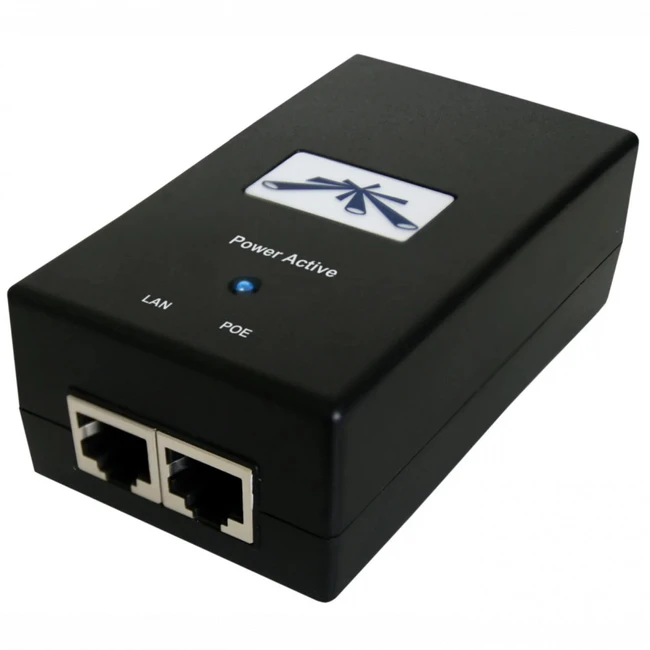PoE инжектор Ubiquiti POE-48-24W-G (1 порт, 24 Вт)