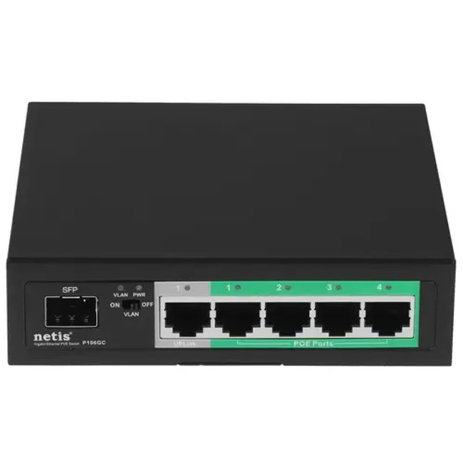 Коммутатор Netis P106GC (1000 Base-T (1000 мбит/с), 1 SFP порт)