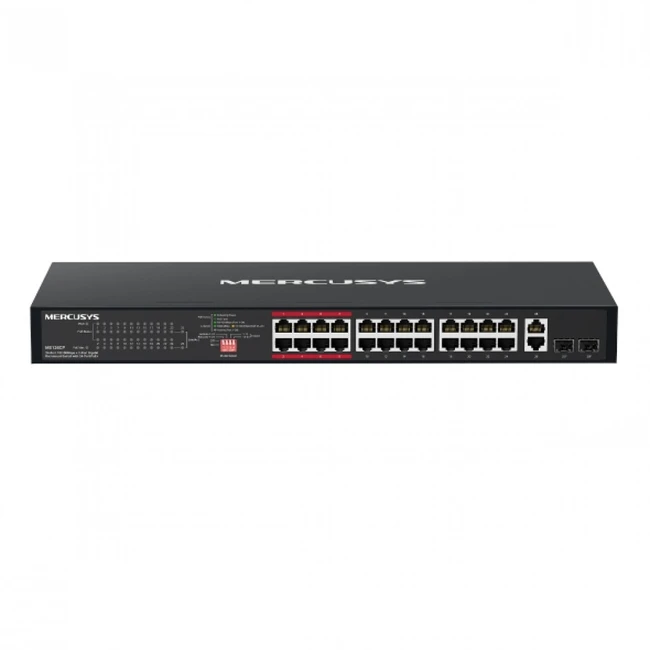 Коммутатор Mercusys MS126CP 100 Base-T (100 мбит/с), 2 SFP порта