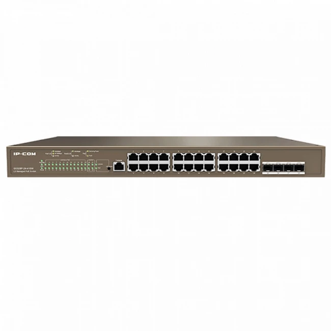 Коммутатор TENDA G5328P G5328P-24-410W (1000 Base-T (1000 мбит/с), 4 SFP порта)