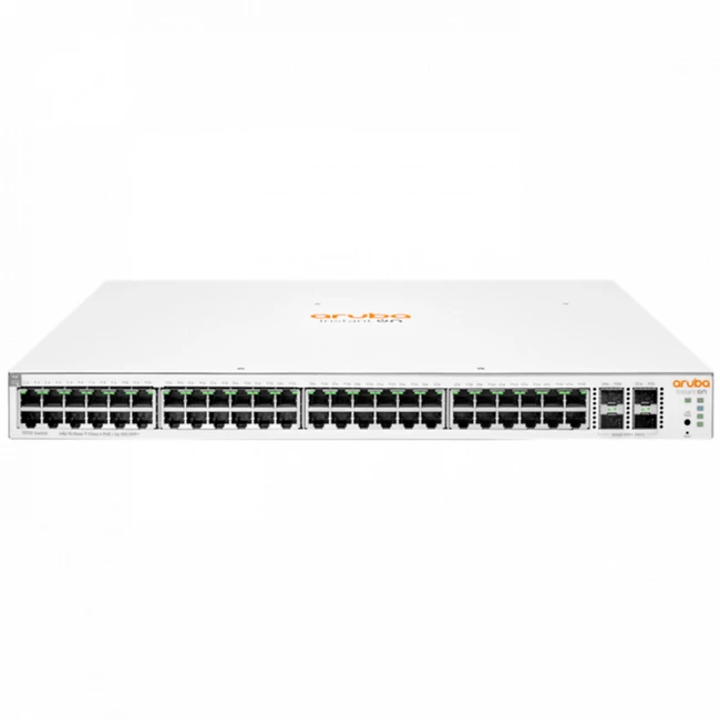 Коммутатор HPE Aruba Instant On 1930 48G Class4 PoE 4SFP/SFP+ 370W Switch JL686B (1000 Base-T (1000 мбит/с), 4 SFP порта)