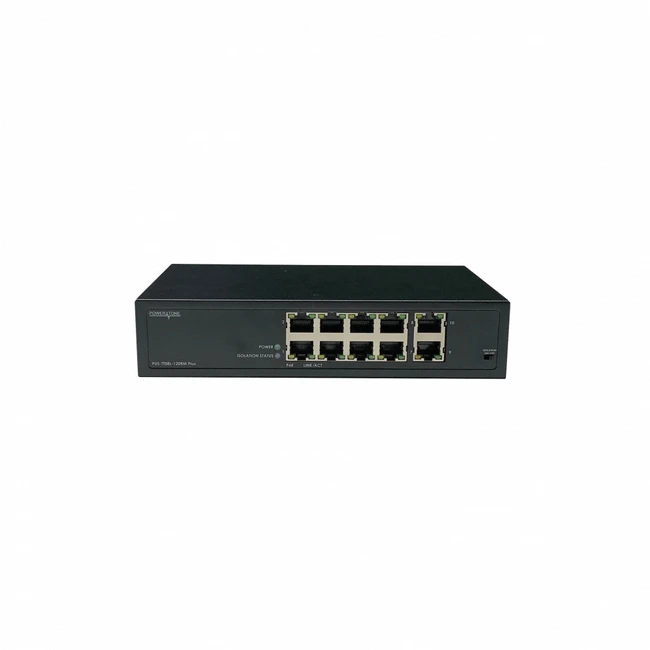 Коммутатор PowerTone PUS-TT08L-120RM Plus 100 Base-T (100 мбит/с)