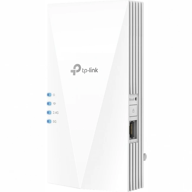 Усилитель сигнала Wi-Fi TP-Link RE700X (10/100/1000 Base-TX (1000 мбит/с), Wi-Fi 6 (802.11a / b / g / n / ac / ax), со встроенной антенной)