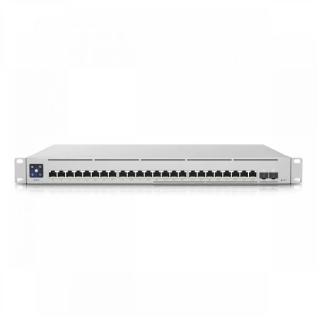 Коммутатор Ubiquiti USW-Enterprise-24-PoE USW-Enterprise-24-PoE|| 1000 Base-T (1000 мбит/с), 2 SFP порта