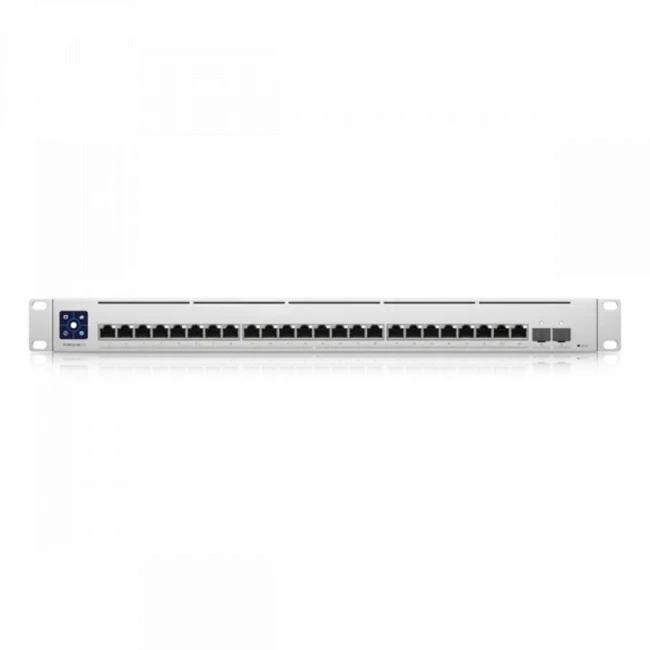 Коммутатор Ubiquiti USW-EnterpriseXG-24-EU (10 GBase-T (10000 мбит/с), 2 SFP порта)