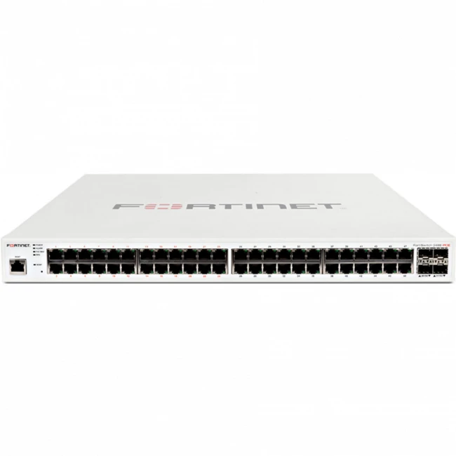 Коммутатор Fortinet FortiSwitch-248E-FPOE FS-248E-FPOE (1000 Base-T (1000 мбит/с), 4 SFP порта)