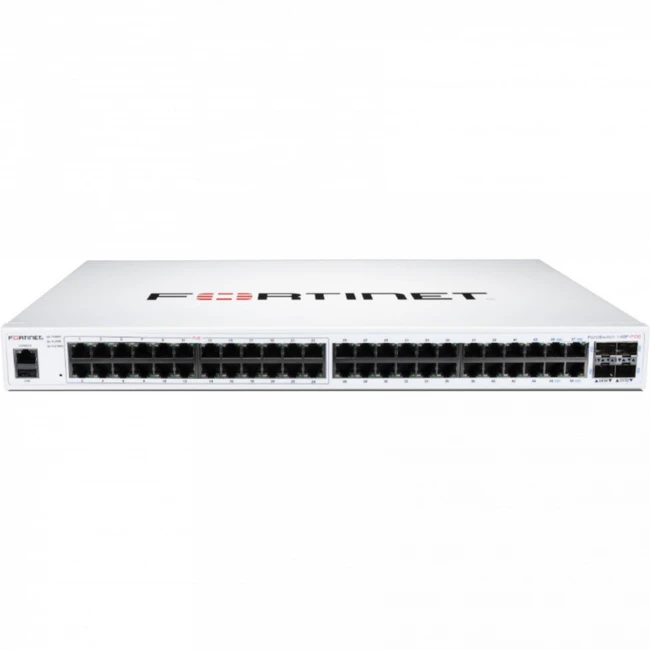 Коммутатор Fortinet FortiSwitch-148F-FPOE FS-148F-FPOE (1000 Base-T (1000 мбит/с), 4 SFP порта)