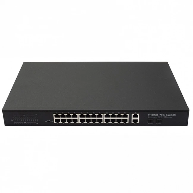Коммутатор NST SW-24F2G-P NS-SW-24F2G-P (1000 Base-T (1000 мбит/с), 2 SFP порта)