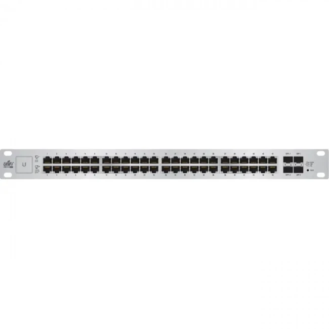 Коммутатор Ubiquiti UniFi US-48-500W US-48-500W-EU (1000 Base-T (1000 мбит/с), 2 SFP порта)