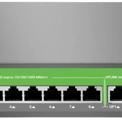 Коммутатор Digma DSP208G DSP208G-2G-1S-T120 (1000 Base-T (1000 мбит/с), 1 SFP порт)