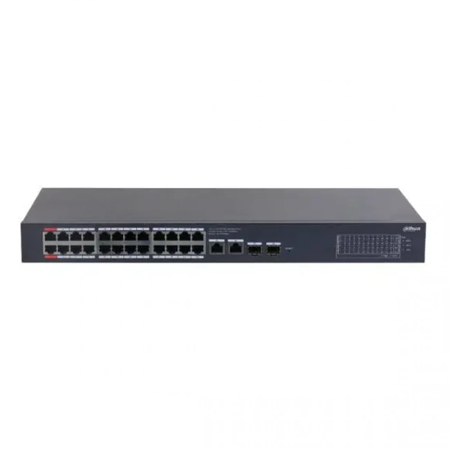 Коммутатор Dahua CS4228-24GT-240 DH-CS4228-24GT-240 (1000 Base-TX (1000 мбит/с), 2 SFP порта)