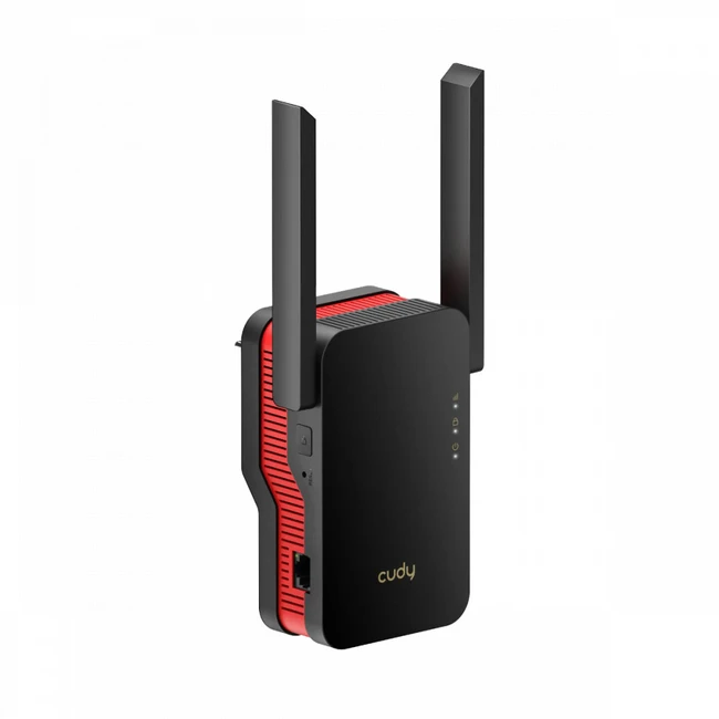 Усилитель сигнала Wi-Fi CUDY RE3000 (10/100/1000 Base-TX (1000 мбит/с), Wi-Fi 5 (802.11a/ b/ g/ n/ ac), с внешней антенной)