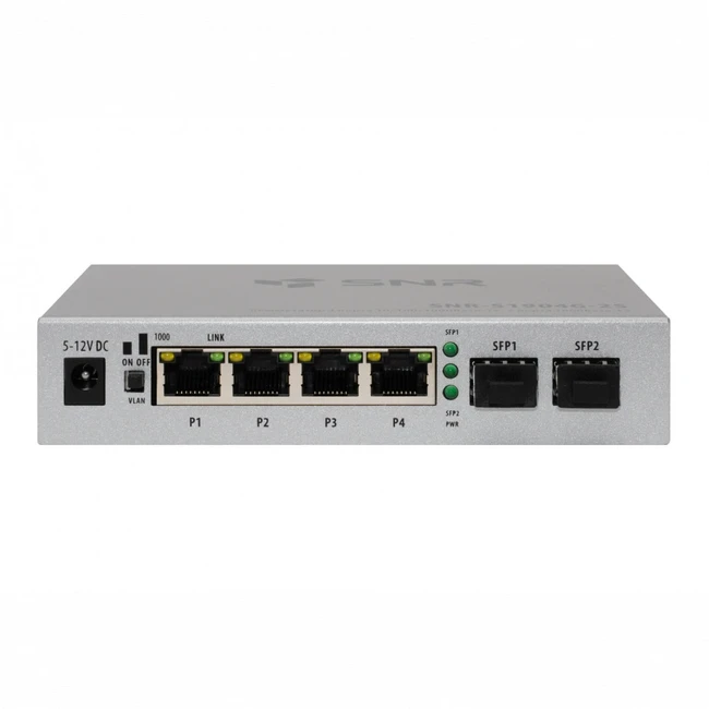 Коммутатор SNR S1904G-2S SNR-S1904G-2S (1000 Base-T (1000 мбит/с), 2 SFP порта)