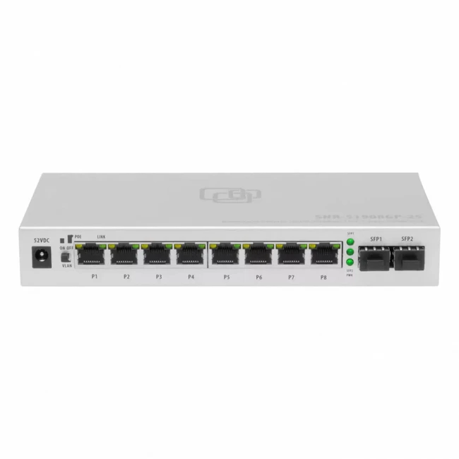 Коммутатор SNR S1908GP-2S SNR-S1908GP-2S (1000 Base-T (1000 мбит/с), 2 SFP порта)