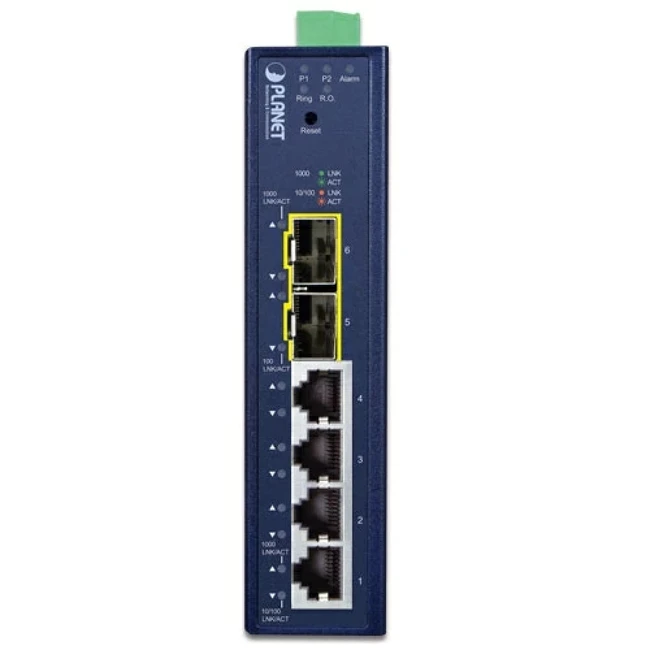 Коммутатор Planet IGS-4215-4T2S (1000 Base-T (1000 мбит/с), 2 SFP порта)