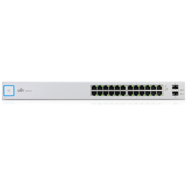 Коммутатор Ubiquiti UniFi US-24 (NON-POE) (1000 Base-TX (1000 мбит/с), 2 SFP порта)
