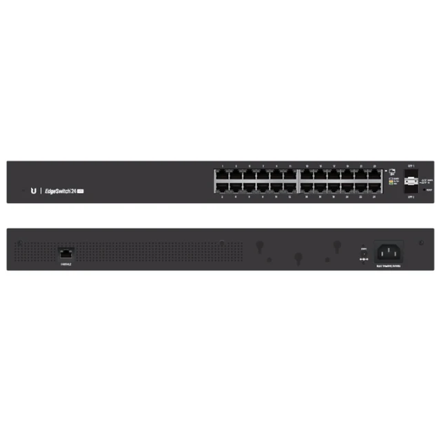 Коммутатор Ubiquiti EdgeSwitch 24 Lite ES-24-LITE (1000 Base-TX (1000 мбит/с), 2 SFP порта)