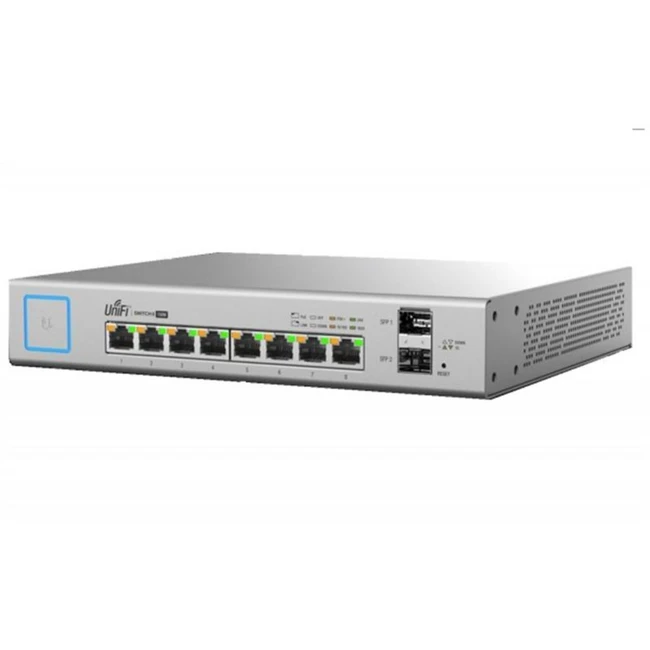 Коммутатор Ubiquiti UniFi Switch 8-150W US-8-150W (1000 Base-TX (1000 мбит/с), 2 SFP порта)