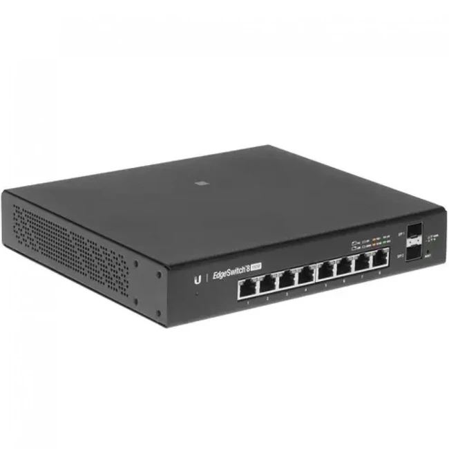 Коммутатор Ubiquiti EdgeSwitch 8-150W ES-8-150W 1000 Base-TX (1000 мбит/с), 2 SFP порта