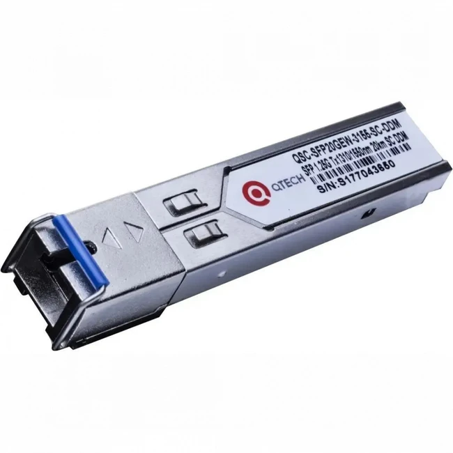 Модуль QTECH QSC-SFP20GEW-3155-SC-DDM (SFP модуль)