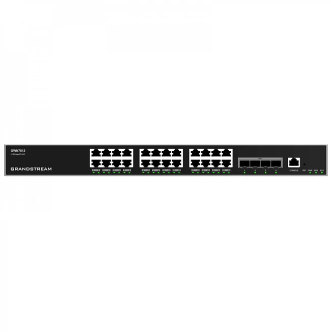 Коммутатор Grandstream GWN7813 (1000 Base-T (1000 мбит/с), 4 SFP порта)