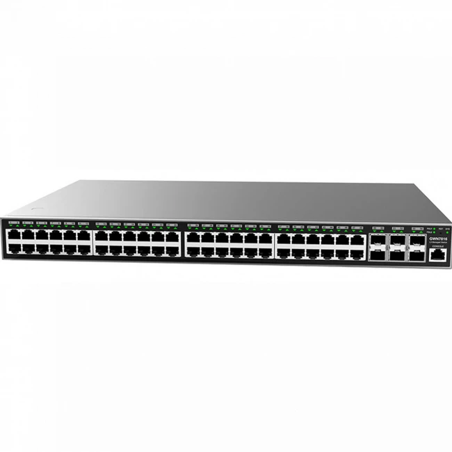 Коммутатор Grandstream GWN7816P (1000 Base-T (1000 мбит/с), 6 SFP портов)