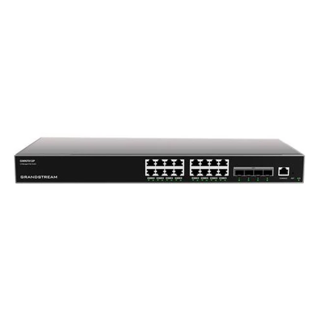 Коммутатор Grandstream GWN7812P (1000 Base-TX (1000 мбит/с), 4 SFP порта)