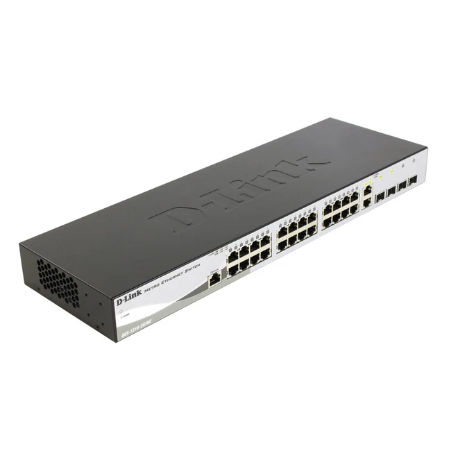 Коммутатор D-link DGS-1210-28P/ME/B1A 1000 Base-TX (1000 мбит/с), 4 SFP порта
