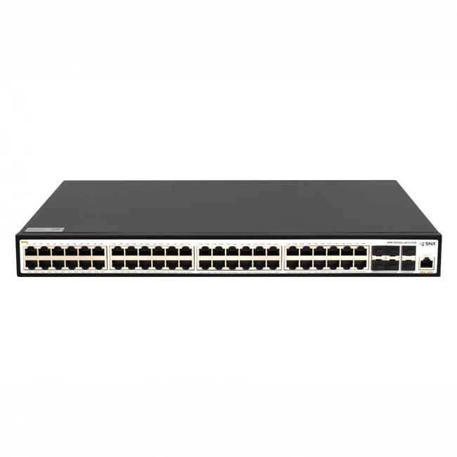 Коммутатор SNR S5110G-48TX-POE SNR-S5110G-48TX-POE (1000 Base-T (1000 мбит/с), 6 SFP портов)