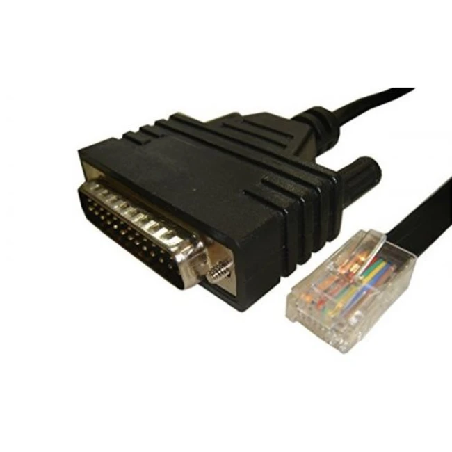 Аксессуар для сетевого оборудования Cisco Straight serial cable - RJ45 to DB25 male CAB-CONAUX= (Кабель)