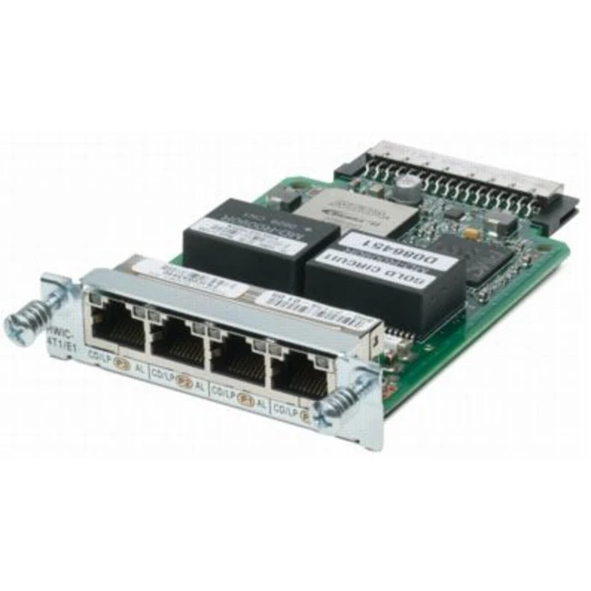 Сетевое устройство Cisco HWIC-4T1/E1 HWIC-4T1/E1= (Модуль)