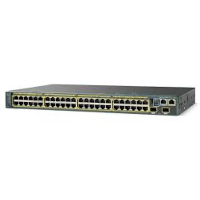 Коммутатор Cisco Catalyst 2960S Stack 48 GigE, 2 x 10G SFP+ LAN Base WS-C2960S-48TD-L (1000 Base-TX (1000 мбит/с), 2 SFP порта)