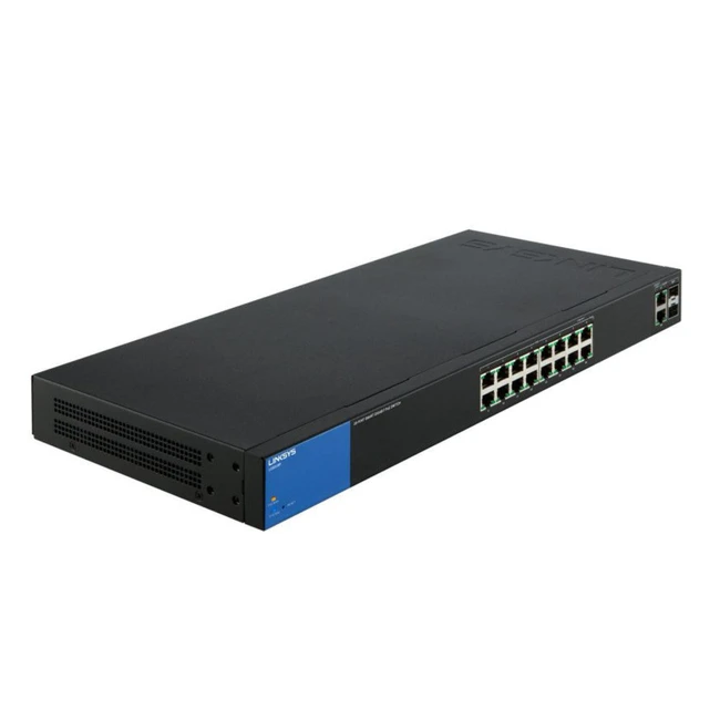 Коммутатор Linksys LGS318P-eu 1000 Base-TX (1000 мбит/с), 2 SFP порта