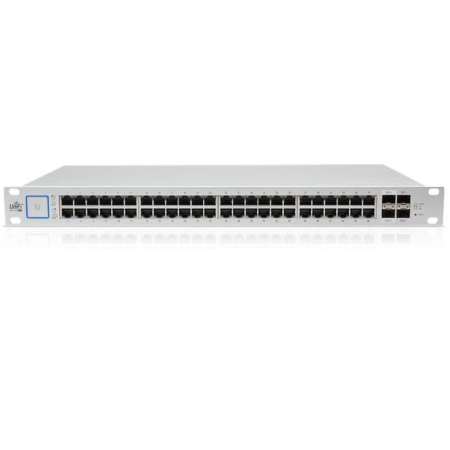 Коммутатор Ubiquiti US-48-500W 1000 Base-TX (1000 мбит/с), 4 SFP порта