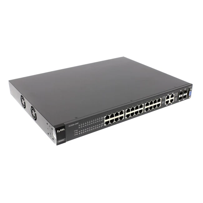 Коммутатор Zyxel ES3500-24HP 100 Base-T (100 мбит/с), 4 SFP порта