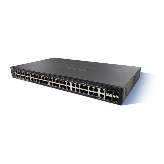 Коммутатор Cisco SG350X-48P-K9-EU 1000 Base-TX (1000 мбит/с), 2 SFP порта