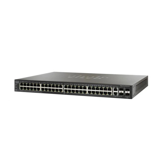 Коммутатор Cisco SG550X-48P-K9-EU 1000 Base-TX (1000 мбит/с), 2 SFP порта