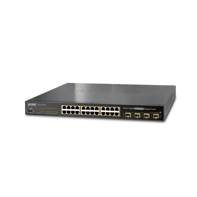 Коммутатор Planet WGSW-24040HP 1000 Base-TX (1000 мбит/с), 4 SFP порта