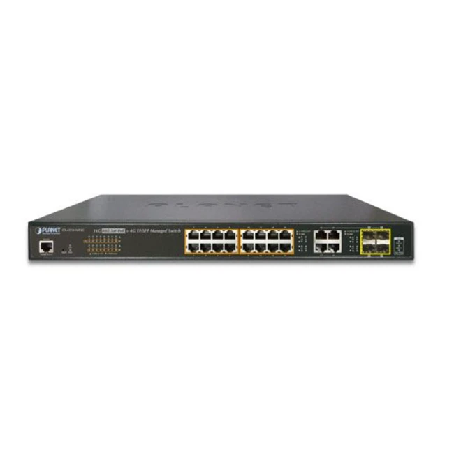 Коммутатор Planet GS-4210-16P4C 1000 Base-TX (1000 мбит/с), 4 SFP порта
