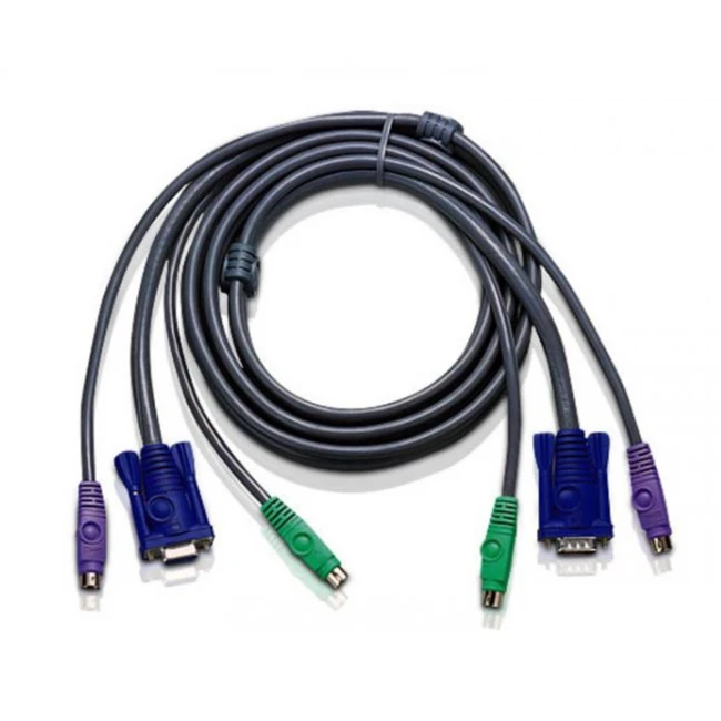 Аксессуар для сетевого оборудования ATEN Кабель HD15M/MD6M/MD6M-HD15F/M 20M 2L-1020P/C Кабель