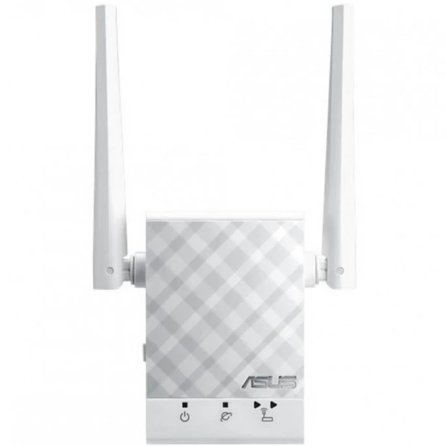 Усилитель сигнала Wi-Fi Asus RP-AC51 90IG03Y0-BO3410 (10/100 Base-TX (100 мбит/с), Wi-Fi 5 (802.11a/ b/ g/ n/ ac), с внешней антенной)