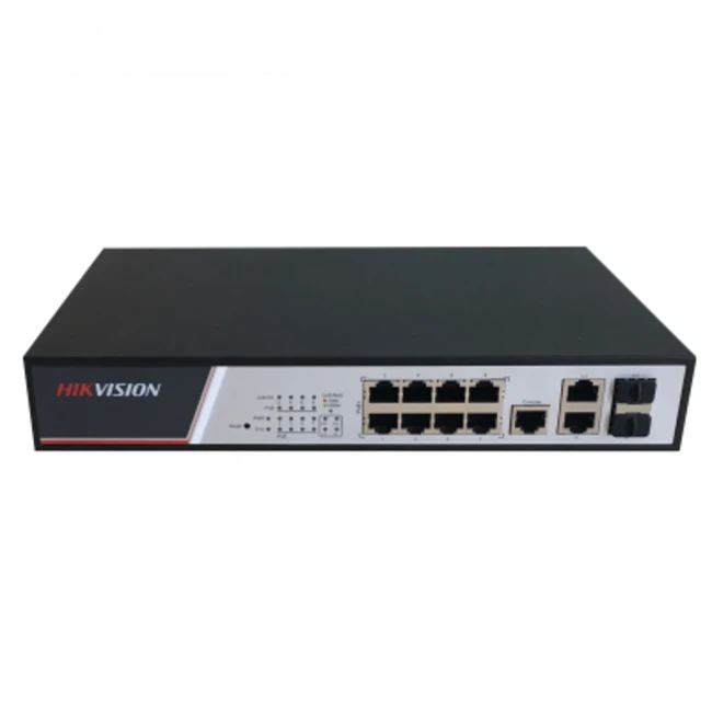 Коммутатор Hikvision DS-3E2310P 100 Base-TX (100 мбит/с), 2 SFP порта