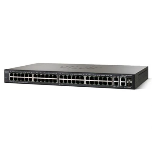 Коммутатор Cisco Small Business SF300-24P SRW224G4P-K9-EU (100 Base-TX (100 мбит/с), 2 SFP порта)