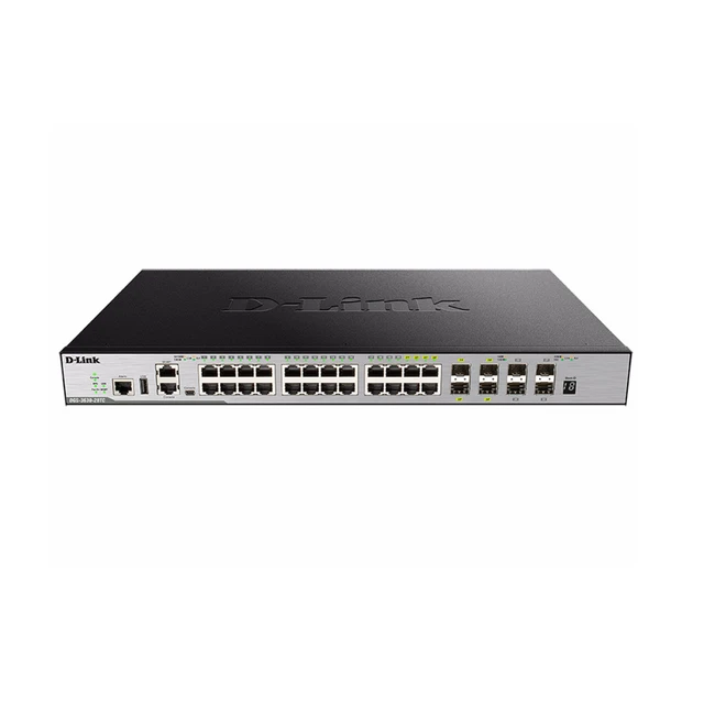 Коммутатор D-link DGS-3630-28TC DGS-3630-28TC/A1AMI 1000 Base-TX (1000 мбит/с), 4 SFP порта