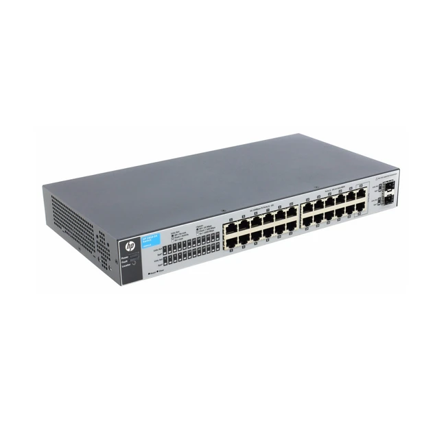 Коммутатор HPE 1810-24 J9801A (100 Base-TX (100 мбит/с), 2 SFP порта)