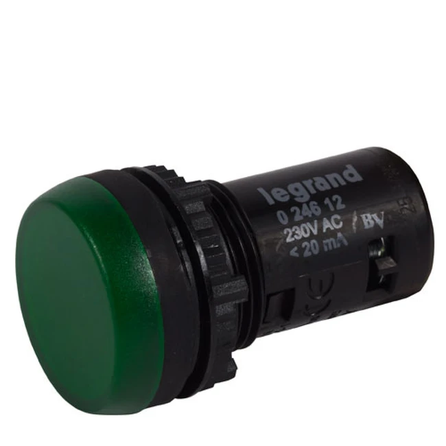 Legrand Osmoz индик.монобл. 230В ЗЕЛ. 024612